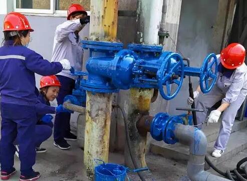 鑄鋼閘閥安裝工程案例